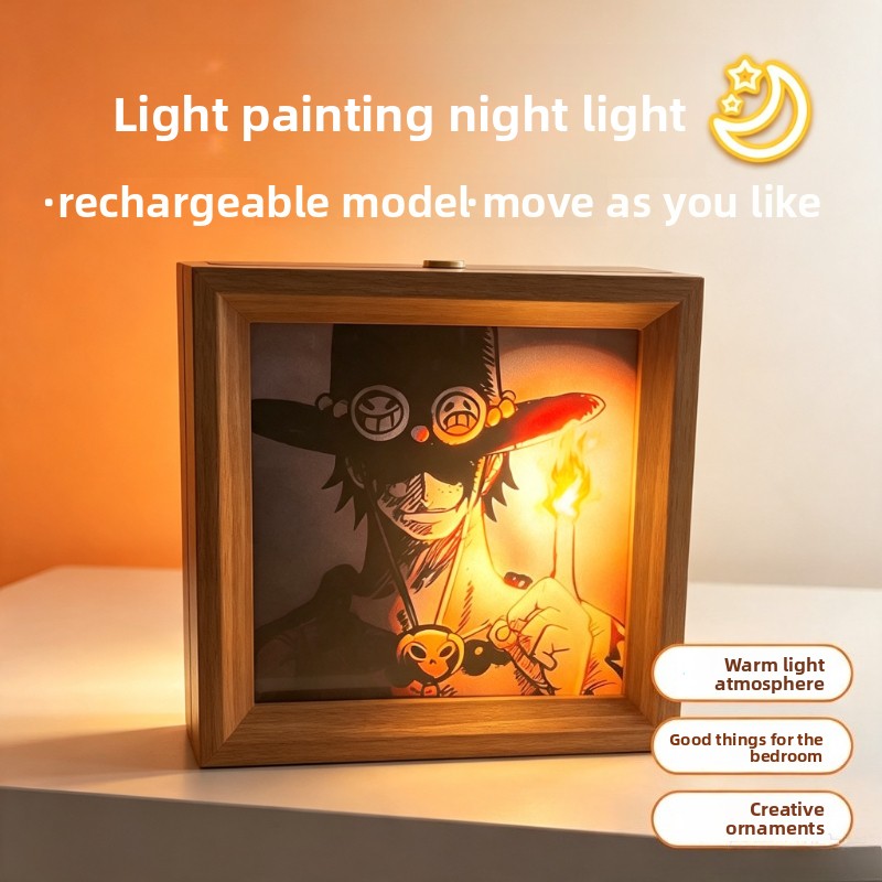 Anime Merchandise Japan - Póster de One Piece con iluminación