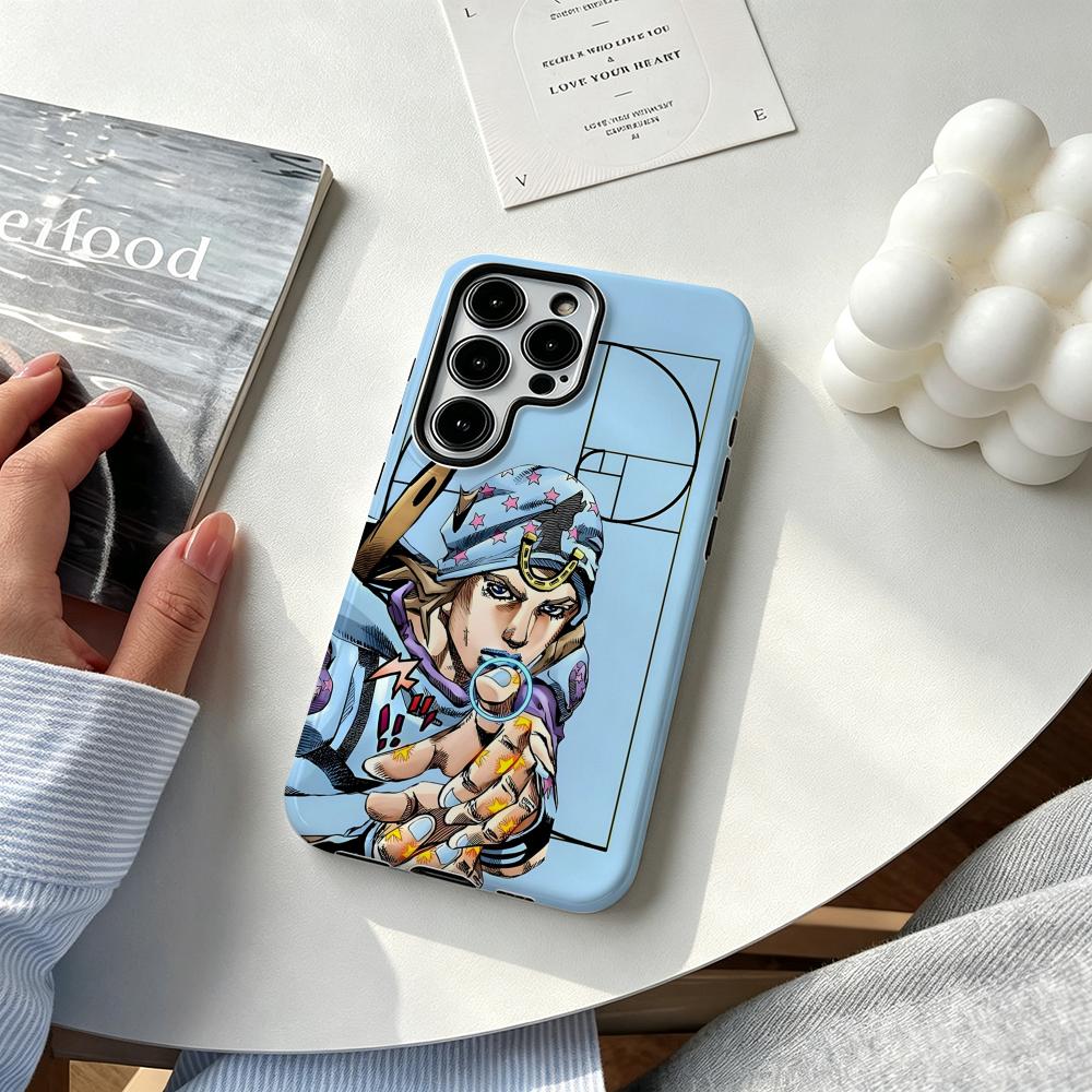 Phone Case Anime - Funda de teléfono Anime J-JOJO Steel