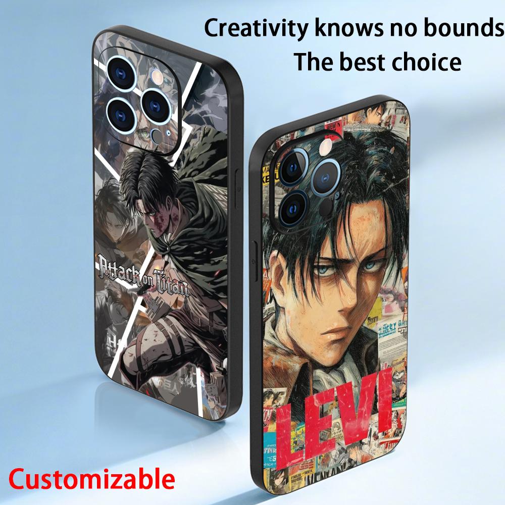 Phone Case Anime - Levi ackerman cool anime hombre patrón