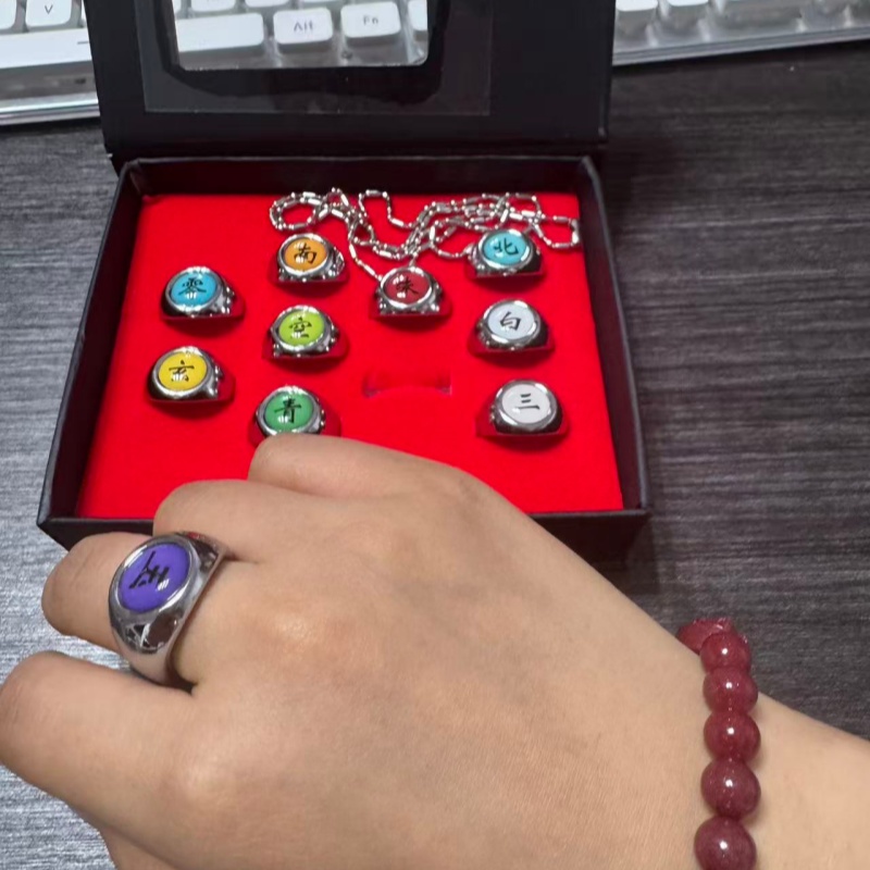 Set de 10 Anillos Metálicos de - Rare Anime Merchandise reseña y precio