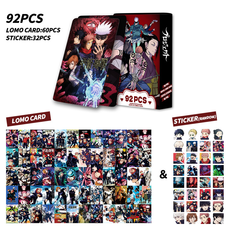 92 Tarjetas de Jujutsu Kaisen  - Anime Merchandise Japan reseña y precio